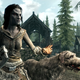 Ilustración para el artículo titulado Un jugador acaba viviendo la aventura de su vida en Skyrim tratando de adoptar un perro